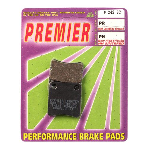 SYM Orbit 50 2008-2009 Premier Front Disc Brake Pads Direct Replacement