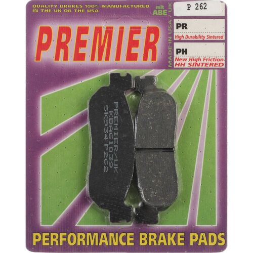 Yamaha YZF R6 1999-2002 Premier Rear Disc Brake Pads Direct Replacement