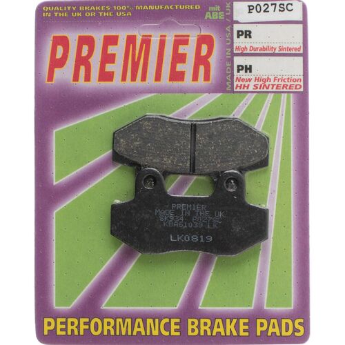 Hyosung GT250 Comet 2012-2014 Premier Front Disc Brake Pads Direct Replacement