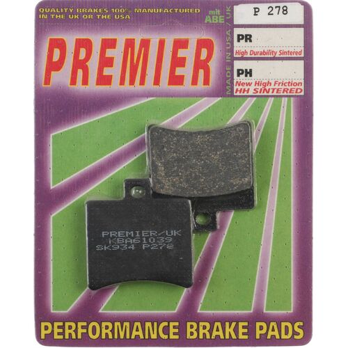 Hyosung GT650R 2014-2015 Premier Rear Disc Brake Pads Direct Replacement