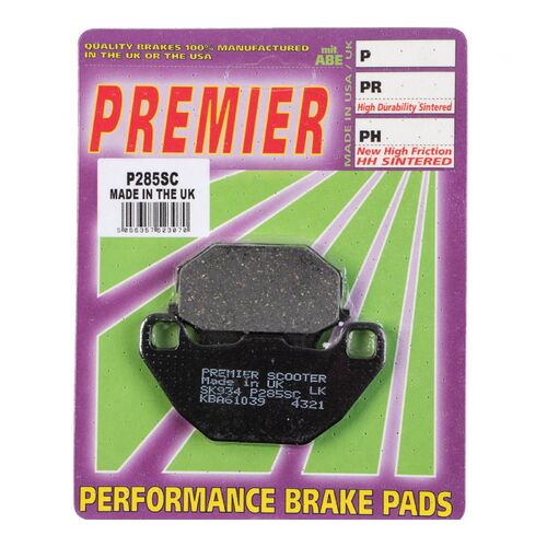 Kymco 150 MXer 2004-2005 Premier Rear Disc Brake Pads Direct Replacement