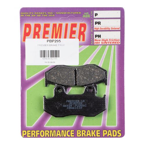 Yamaha YFZ450 2WD 2006-2009 Premier Rear Disc Brake Pads Direct Replacement