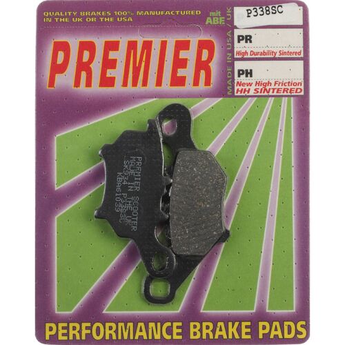 Yamaha CV50 Jog 2006-2011 Premier Front Disc Brake Pads Direct Replacement