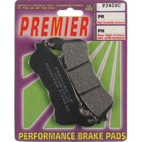 Honda VT750C ABS 2010-2013 Premier Front Disc Brake Pads Direct Replacement