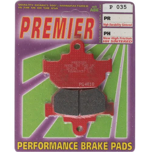 For Suzuki RM250 1985-1986 Premier Front Disc Brake Pads Direct Replacement