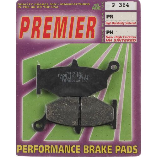 For Suzuki GSXR600 2006-2010 Premier Rear Disc Brake Pads Direct Replacement