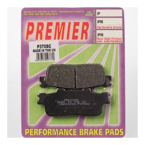 SYM GTS 300 Evo 2015-2017 Premier Rear Disc Brake Pads Direct Replacement