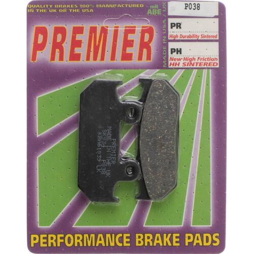 Honda CBR400R Aero 1986-1987 Premier Front Disc Brake Pads Direct Replacement