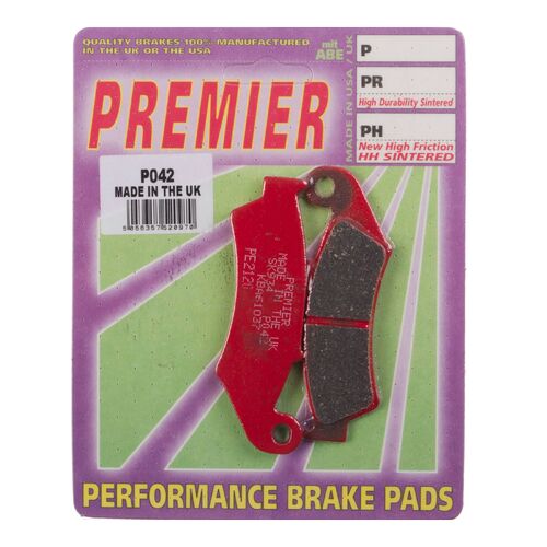 Honda CR125R 1987-1994 Premier Front Disc Brake Pads Direct Replacement