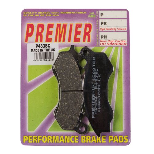 Honda PCX150 2012-2020 Premier Front Disc Brake Pads Direct Replacement