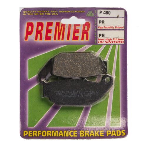 Honda CBR125R 2011-2015 Premier Rear Disc Brake Pads Direct Replacement