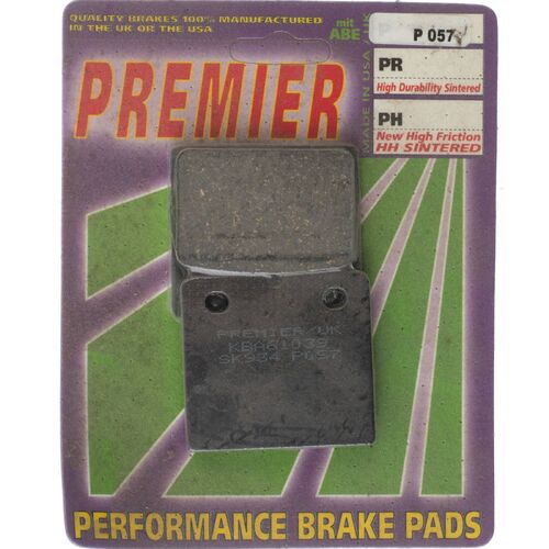 BMW K75 1989-1996 Premier Front Disc Brake Pads Direct Replacement