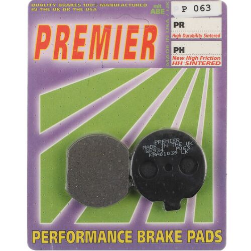 Yamaha RD400 1978-1979 Premier Front Disc Brake Pads Direct Replacement