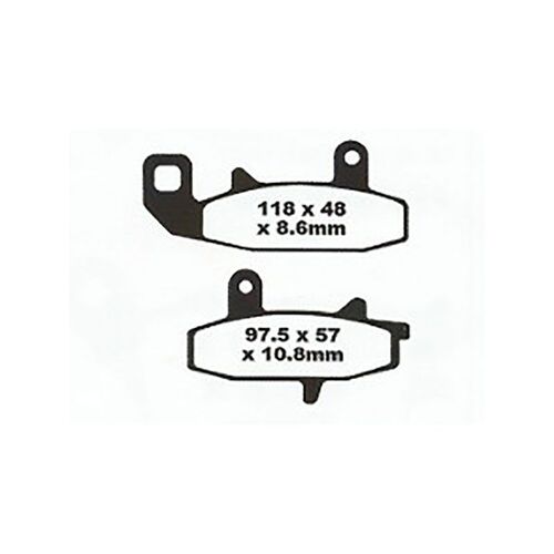 For Suzuki DR650RE 1994-1995 Premier Front Disc Brake Pads Direct Replacement