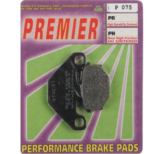 Yamaha YFM90R Raptor 2009-2013 Premier Rear Disc Brake Pads Direct Replacement