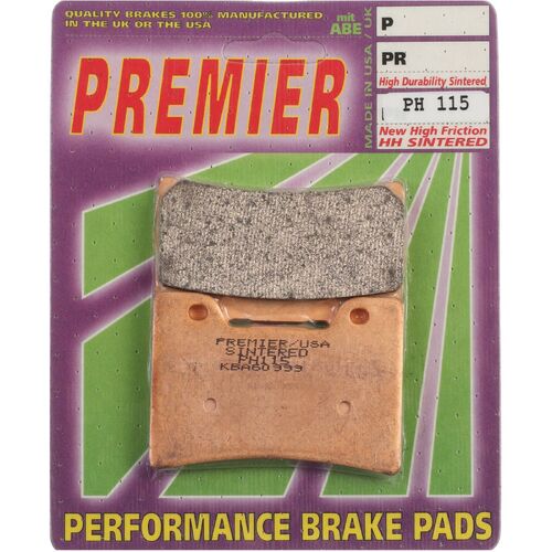 Yamaha TDM850 1996-2001 Premier Sintered Front Disc Brake Pads