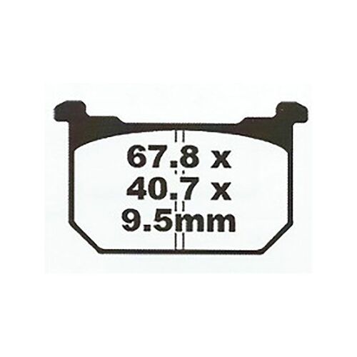 Kawasaki Z550 1982-1990 Premier Sintered Front Disc Brake Pads