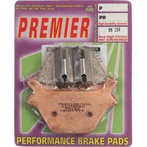 Harley Davidson FLTC 1340 Tour Glide Cl 1988-1992 Premier Sintered Rear Brake Pads