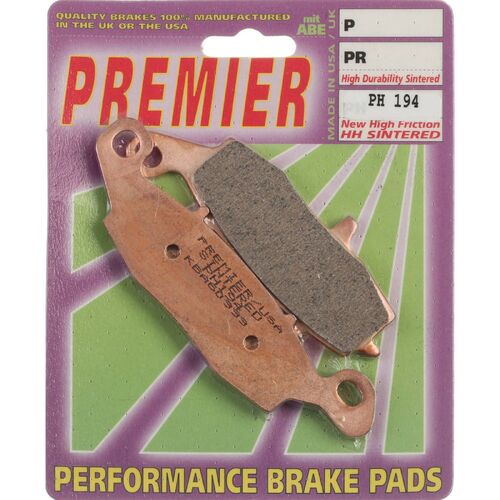 Kawasaki ZR750 Z750S 2007 Premier Sintered Rear Disc Brake Pads