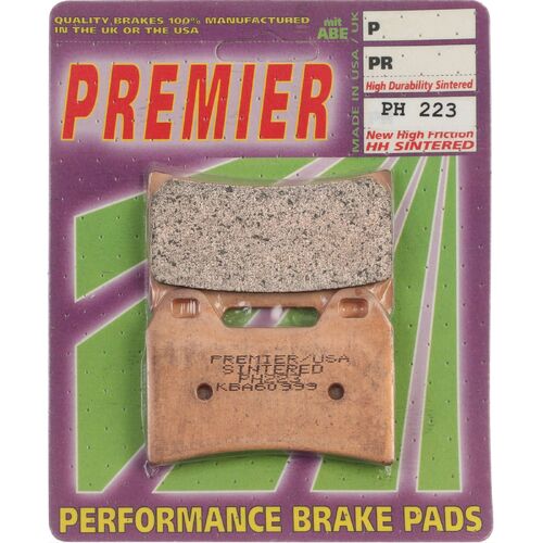 Ducati Monster ABS 20th 696 2013 Premier Sintered Front Brake Pads