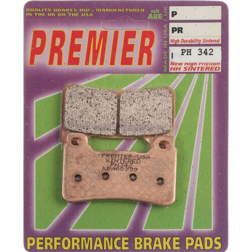 Honda CBR1000RR FireBlade ABS 2008-2016 Premier Sintered Front Brake Pads