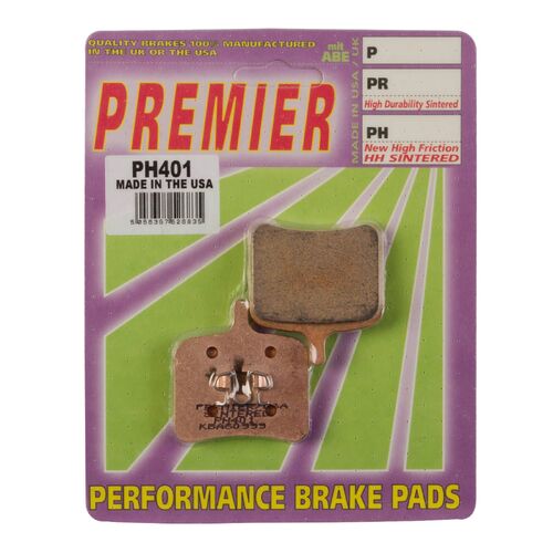 Buell 1125R 2007-2010 Premier Sintered Rear Disc Brake Pads Direct Replacement
