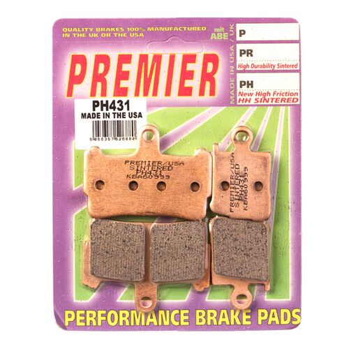 Honda VFR1200F 2010-2019 Premier Sintered Front Disc Brake Pads