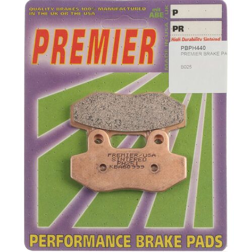 Hyosung GV650 2007-2014 Premier Sintered Front Disc Brake Pads