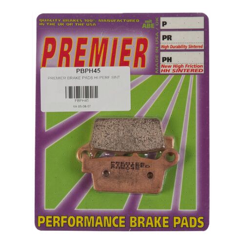 Honda XR250R 1990-2005 Premier Sintered Rear Disc Brake Pads