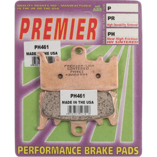 BMW R1200R Excl 2016 - 2017 Premier Sintered Front Brake Pads