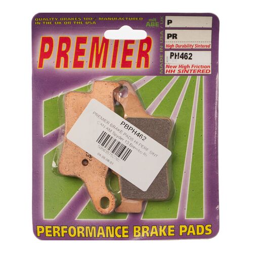 Can-Am Spyder RS 2014 Premier Sintered Rear Disc Brake Pads Direct Replacement