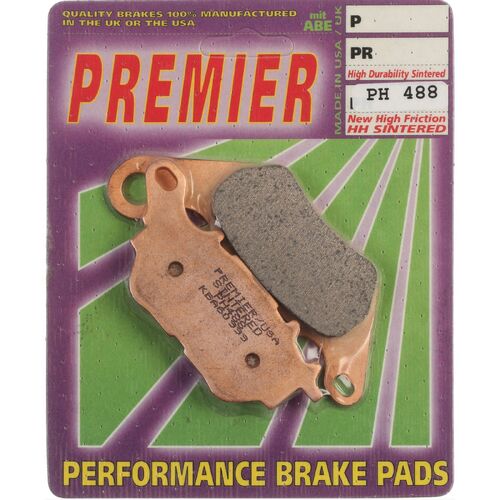 Yamaha MT03 2015-2022 Premier Sintered Rear Disc Brake Pads Direct Replacement