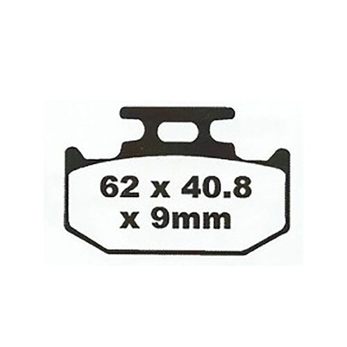 Kawasaki KX250 1989-1994 Premier Sintered Rear Disc Brake Pads