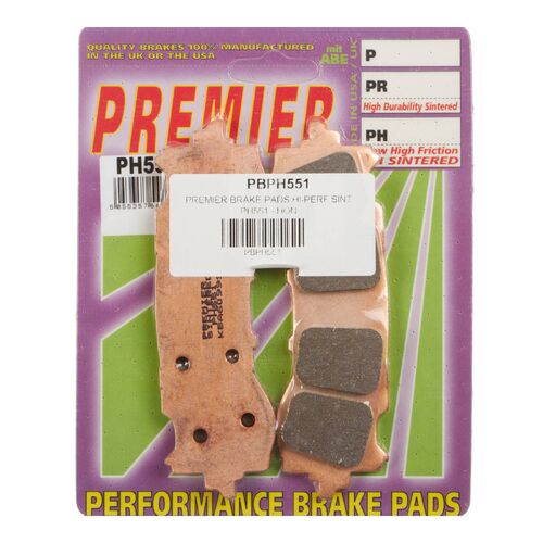 BMW R100RT 1989-1995 Premier Sintered Front Disc Brake Pads Direct Replacement