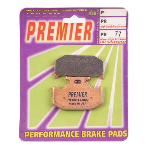 Yamaha WRF400 1998 Premier Sintered Rear Disc Brake Pads Direct Replacement