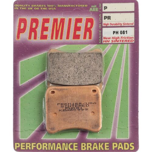 Ducati 750 GT Sport 1974 Premier Sintered Front Disc Brake Pads