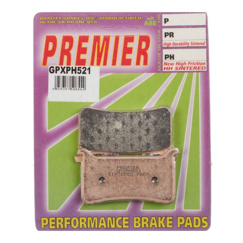 Honda CBR600RR 2017-2022 Premier Racing Front Disc Brake Pads
