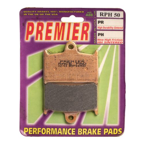 For Suzuki GSXR400R 1990-1995 Premier Racing Front Brake Pads
