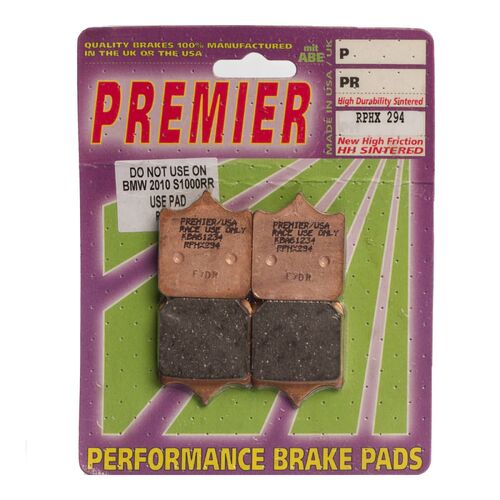 Ducati 999 S 2006 Premier Racing Sintered Front Disc Brake Pads