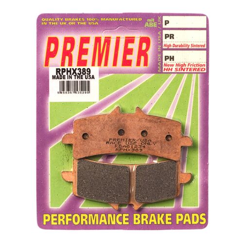 For Suzuki GSXR750 30TH Ed 2016 Premier Racing Sintered Front Brake Pads