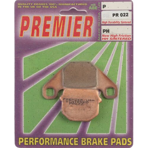 Kawasaki KX250 1982 Premier Full Sintered Front Disc Brake Pads