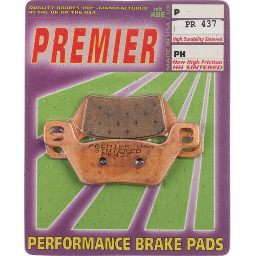 Kymco MXU500i IRS 2009-2016 Premier Full Sintered Rear Brake Pads