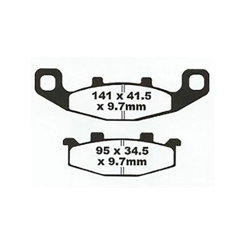 Yamaha MT01 2005-2015 Premier Semi Sintered Rear Disc Brake Pads