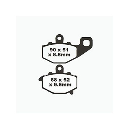 Honda CB750F 1977 Premier Semi Sintered Rear Brake Pads