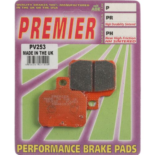 Ducati 1198 SP 2011 Premier Semi Sintered Rear Disc Brake Pads