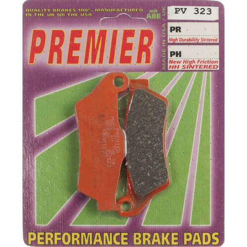 BMW K1200S 2005-2007 Premier Semi Sintered Rear Disc Brake Pads