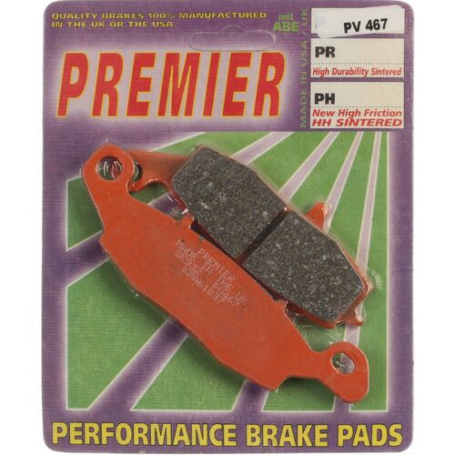 For Suzuki C109RT Boulevard VLR1800 2008-2016 Premier Semi Sintered Rear Brake Pads