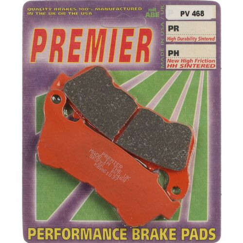 Harley Davidson XL1200X Forty-Eight 2014-2021 Premier Semi Sintered Front Brake Pads