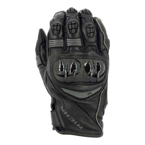 Richa Rotate Short Summer Motorcycle Glove Blk Gry
