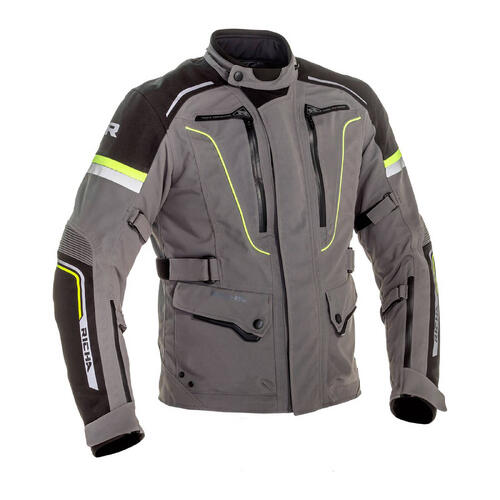 Richa Motorcycle Infinity 2 Pro Jacket Titanium/Fluoro Yellow L